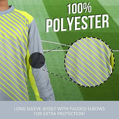 Vizari Arroyo Adult Soccer Goalkeeper Jersey ,Shock Absorbing Long Sleeve Goalie Jersey