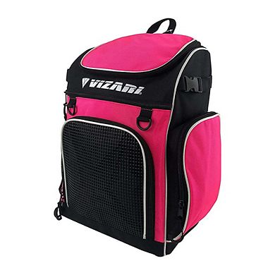 Vizari Cambria Soccer Backpack With Vented Ball Pocket and Mesh Side Cargo Pocket for Adult and Teen
