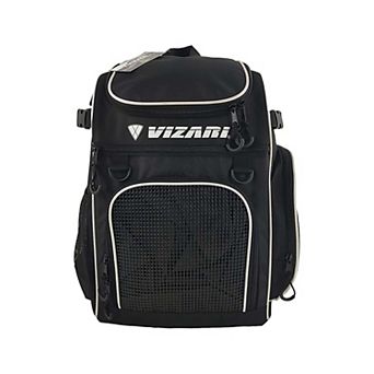 Vizari Cambria Soccer Backpack With Vented Ball Pocket and Mesh Side Cargo Pocket for Adult and Teen