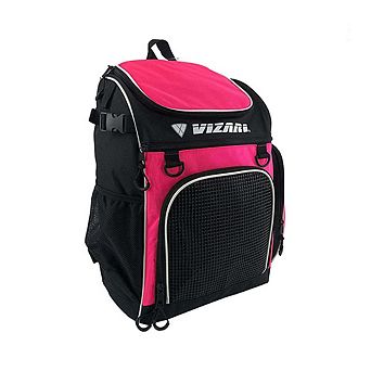 Vizari Cambria Soccer Backpack With Vented Ball Pocket and Mesh Side Cargo Pocket for Adult and Teen