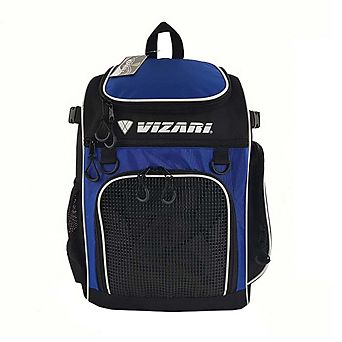 Vizari Cambria Soccer Backpack With Vented Ball Pocket and Mesh Side Cargo Pocket for Adult and Teen