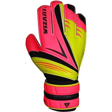 Vizari Avio F.P Youths' Soccer Goalie Gloves with grip boost, padded palm, and fingersave tech.