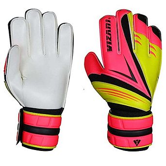 Vizari Avio F.P Youths' Soccer Goalie Gloves with grip boost, padded palm, and fingersave tech.