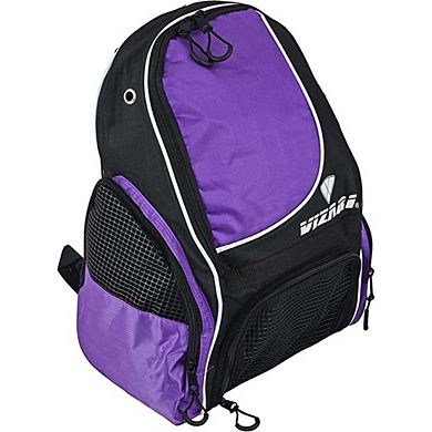 Vizari Solano Soccer Backpack with Vented Ball Pocket and Mesh Side Cargo Pocket for Adult and Teens