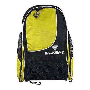 Vizari Solano Soccer Backpack with Vented Ball Pocket and Mesh Side Cargo Pocket for Adult and Teens