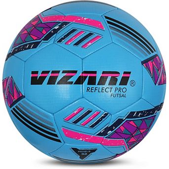 Vizari Reflect Pro Youth Soccer Ball for Boys & Girls, Durable Futsal Ball for Indoor/Outdoor Play