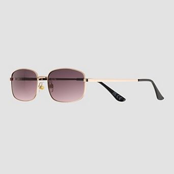 Women's Sonoma Goods For Life® 58mm Metal Rectangle Sunglasses