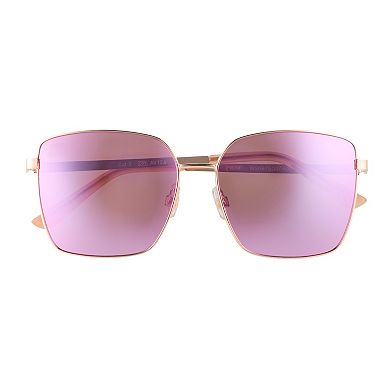 Women’s Sonoma Goods For Life® 59mm Metal Square Mirror Sunglasses