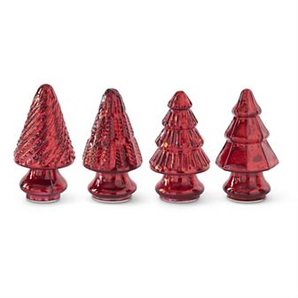 5.25" Mini Red Mercury Glass Christmas Ornament Classic Holiday Decor
