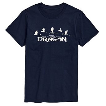 Men's How To Train Your Dragon Logo Graphic Tee
