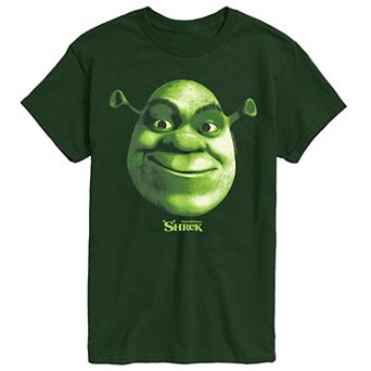 Men's Shrek Face Oversized Graphic Tee