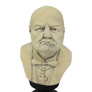 Ceramic Winston Churchill with Cigar Bust