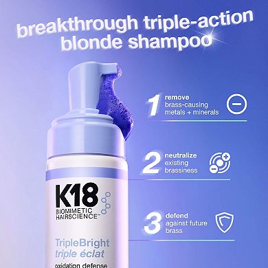 TripleBright Oxidation Defense Purple Shampoo Foam