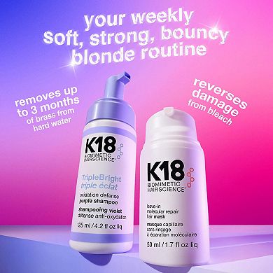 TripleBright Oxidation Defense Purple Shampoo Foam