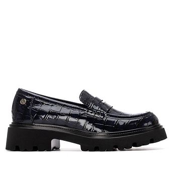 XTI Women's Patent Leather Casual Loafers 144425