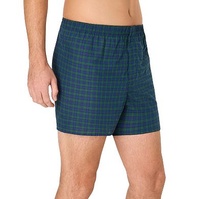 Men's Hanes Ultimate® 4-Pack Cotton-Blend Tartan Plaid Boxers