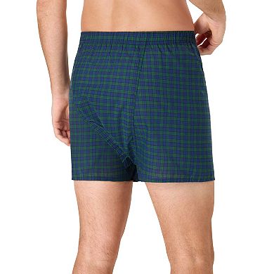 Men's Hanes Ultimate® 4-Pack Cotton-Blend Tartan Plaid Boxers