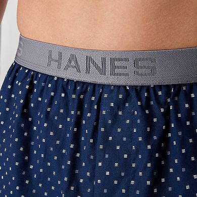 Men's Hanes® 4-pk. Ultimate® Cotton Woven Boxers