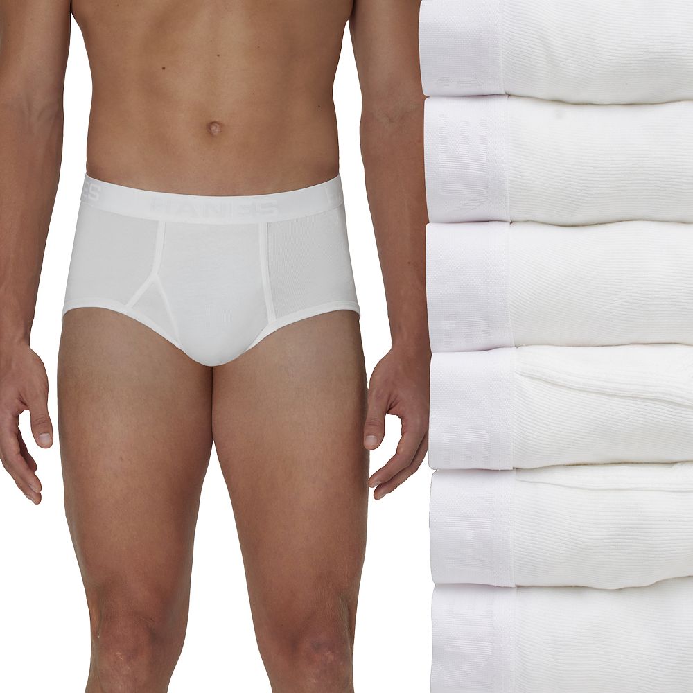 Men's HanesÂ® Ultimate 6-Pack ComfortSoftÂ® Brief Underwear