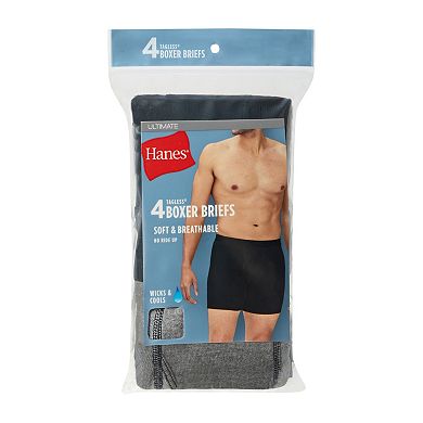 Men's Hanes® 4-pk. Ultimate® ComfortSoft Boxer Briefs