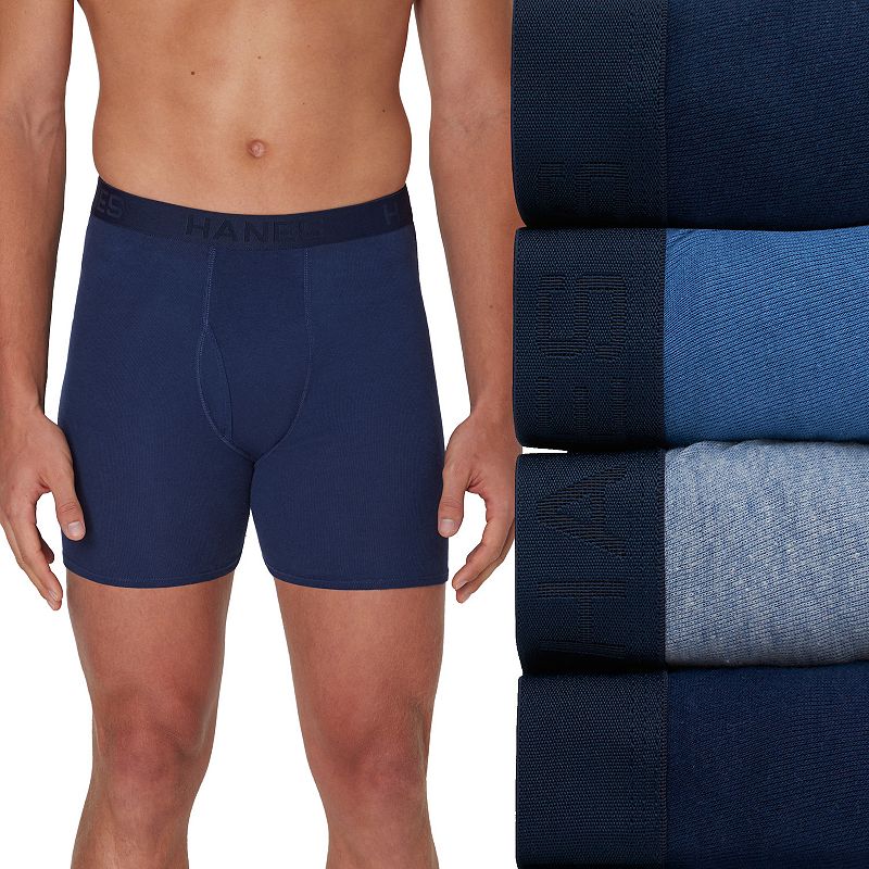 Men's Hanes® 4-pk. Ultimate® ComfortSoft Boxer Briefs, 