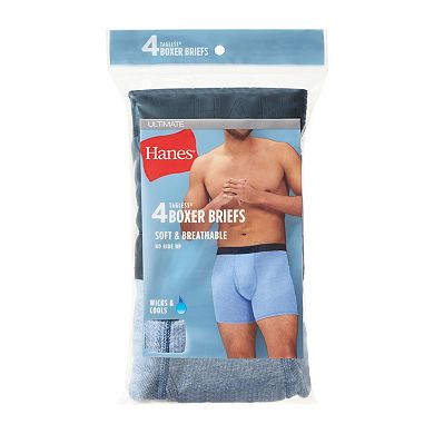 Men's Hanes® 4-pk. Ultimate® ComfortSoft Boxer Briefs