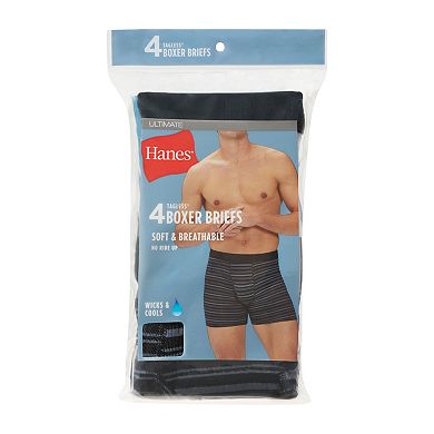 Men's Hanes® 4-pk. Ultimate® ComfortSoft Boxer Briefs