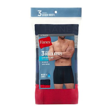 Men's Hanes® 3-pk. ComfortBlend Boxer Briefs
