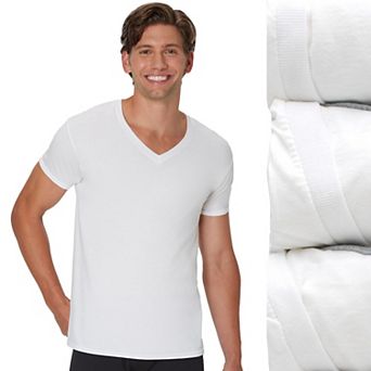 Men's Hanes® 3 pk Ultimate® ComfortBlend V-Neck T-Shirts