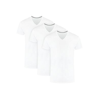 Men's Hanes® Ultimate 3-Pack ComfortBlend® V-Neck T-Shirt Undershirts