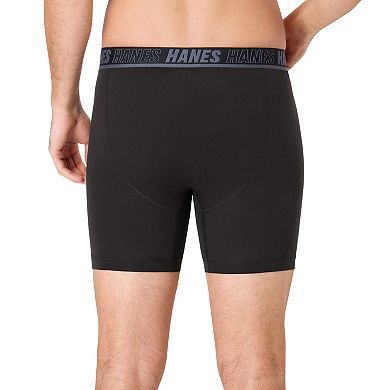 Men's Hanes® 3-Pack Ultimate® Moves Cotton Stretch Boxer Briefs