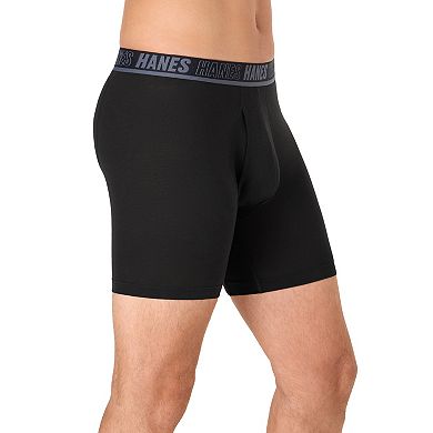 Men's Hanes® 3-Pack Ultimate® Moves Cotton Stretch Boxer Briefs