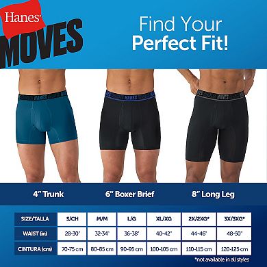 Men's Hanes® 3-pk. Ultimate® Moves X-TEMP® Boxer Briefs