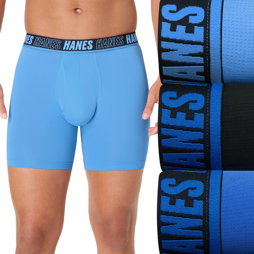 Men's Hanes® Ultimate 3-Pack Moves X-TEMP® Breathable Mesh Boxer