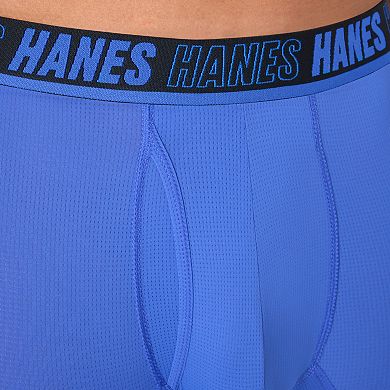 Men's Hanes® 3-Pack Ultimate® Moves Breathable Mesh Long Leg Boxer Briefs