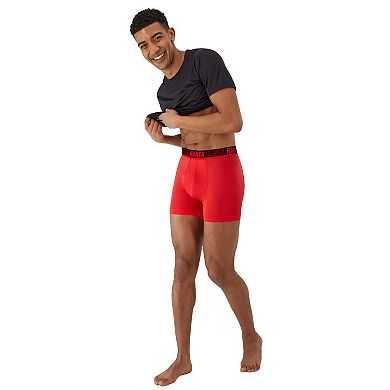 Men's Hanes® Ultimate 3-Pack Moves X-TEMP® Performance Short Leg Boxer Brief Underwear with Total Support Pouch™