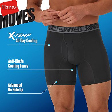 Men's Hanes® 3-pk. Ultimate® Moves XTEMP Boxer Briefs