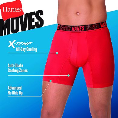 Men's Hanes® 3-Pack Ultimate® Moves Breathable Mesh Boxer Briefs