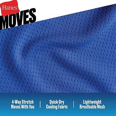 Men's Hanes® 3-Pack Ultimate® Moves Breathable Mesh Boxer Briefs