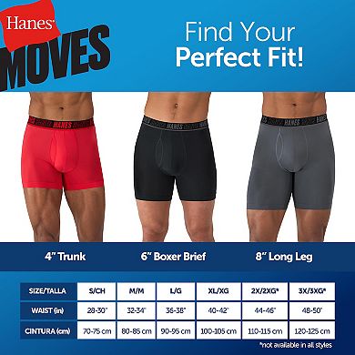 Men's Hanes® 3-Pack Ultimate® Moves Breathable Mesh Boxer Briefs