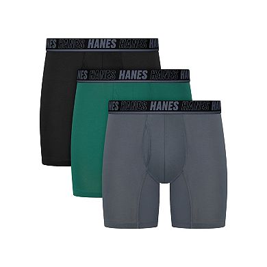 Men's Hanes® Ultimate® Moves 3-Pack Stretch Boxer Briefs