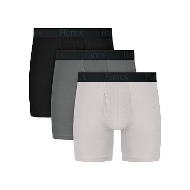 Men's Hanes® 3-Pack Ultimate® Comfort Flex Fit Pouch Boxer Briefs