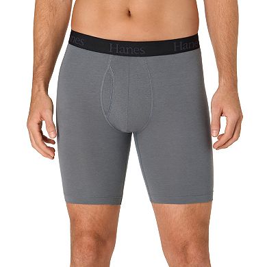 Men's Hanes® 3-Pack Ultimate® Total Support Pouch Long-Leg Boxer Briefs