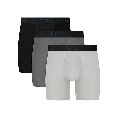 Big & Tall Hanes® Ultimate® 3-Pack Total Support Pouch Boxer Briefs
