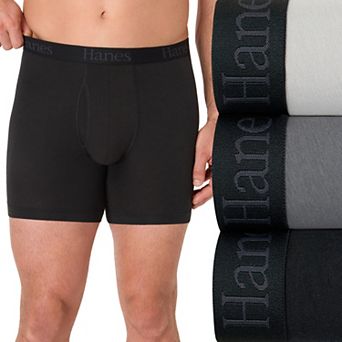 Big & Tall Hanes® 3-Pack Ultimate® Total Support Pouch Boxer Briefs