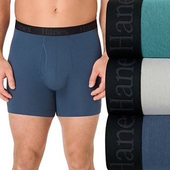 Big & Tall Hanes® 3-Pack Ultimate® Total Support Pouch Boxer Briefs