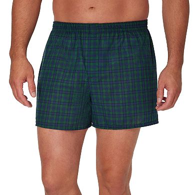 Big & Tall Hanes® Ultimate 3-Pack Woven Boxer Underwear