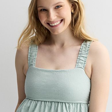 Juniors' SO® Tiered Ruffle Tank Top