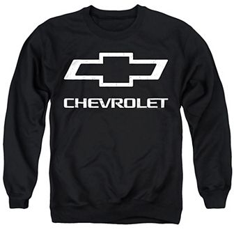 Men's Chevrolet Cracked Bowtie Logo Graphic Sweatshirt