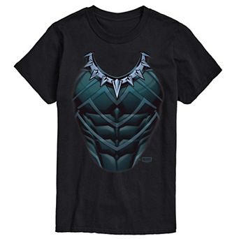 Big & Tall Marvel Black Panther Costume Graphic Tee